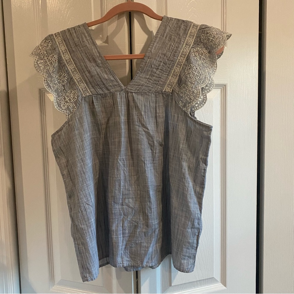 GAP | Womens Embroidered Tank Top